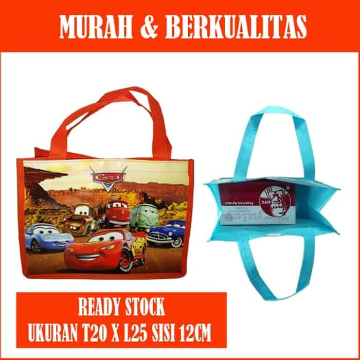 Tas ultah carsGoodie bag carsTas souvenir cars anak
