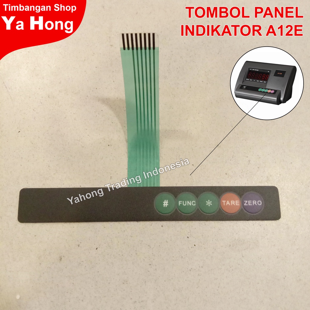 Tombol Panel Indikator Timbangan Digital A12E