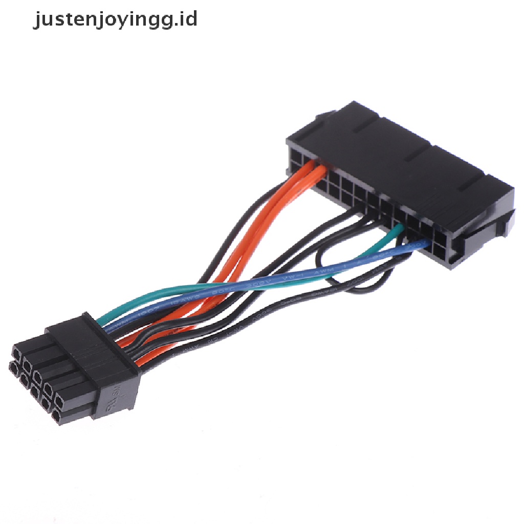 // justenjoyingg.id // 24Pin Female to 10Pin Male Adapter Power Supply Cable Cord for 10PIN Motherboard ~