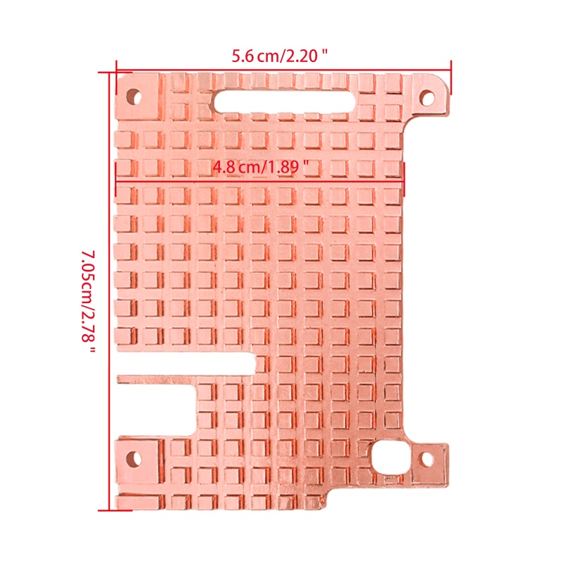 Btsg Wearproof Copper Heatsink Cooling Fan Thermal Pendingin Pembuangan Panas Untuk Raspberry Pi 4B