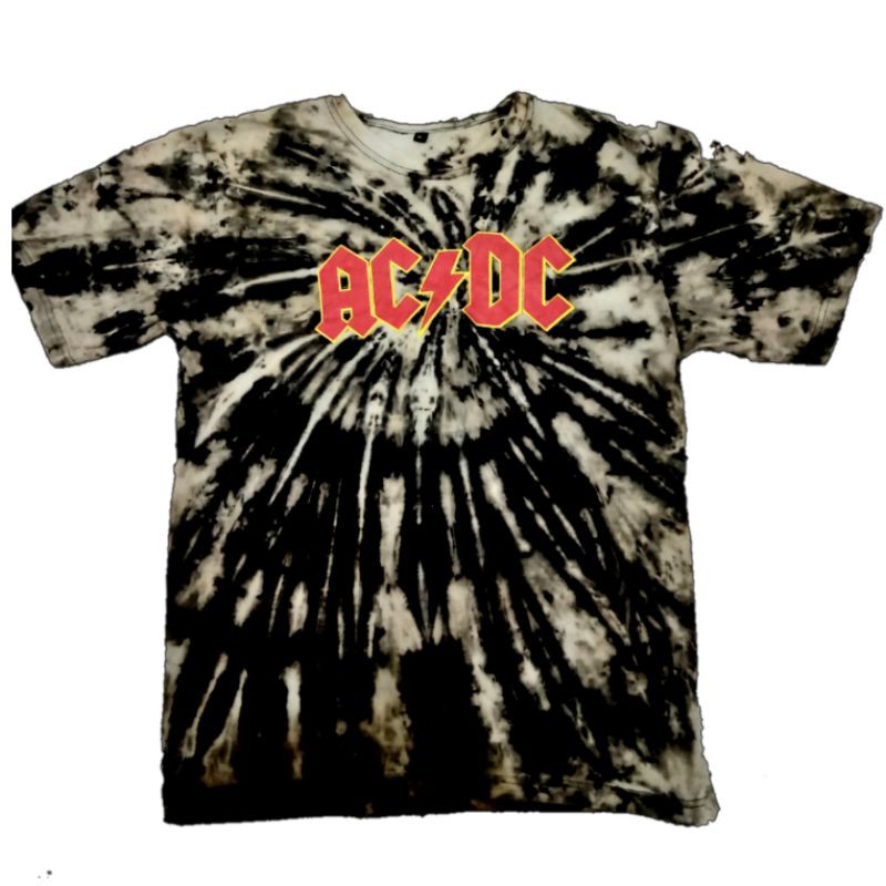 Kaos ACDC TIE DYE