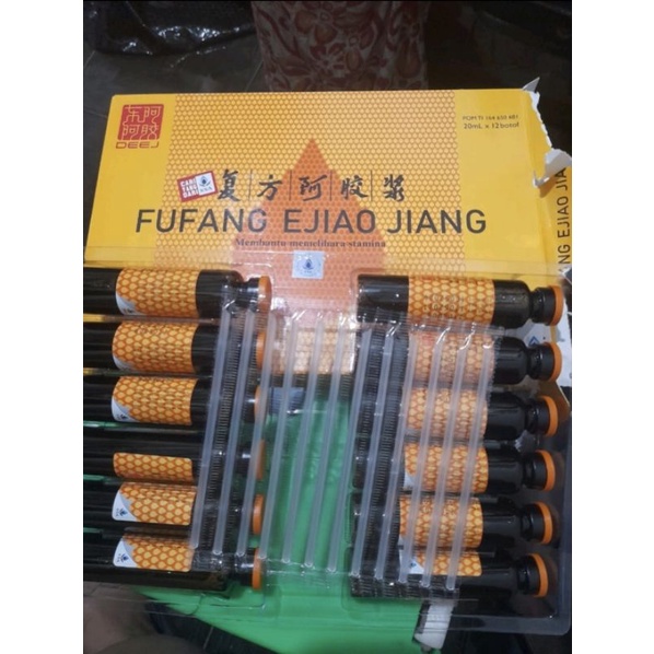 Fu Fang Ejiao Jiang  SATUAN ,PER 3 PCS Fufang ejiao jiang original penambah darah trombosit demam be