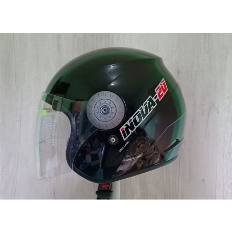 HELM BMC INOVA 2V BLAK UKURAN M L XL ONGKIR 2KG
