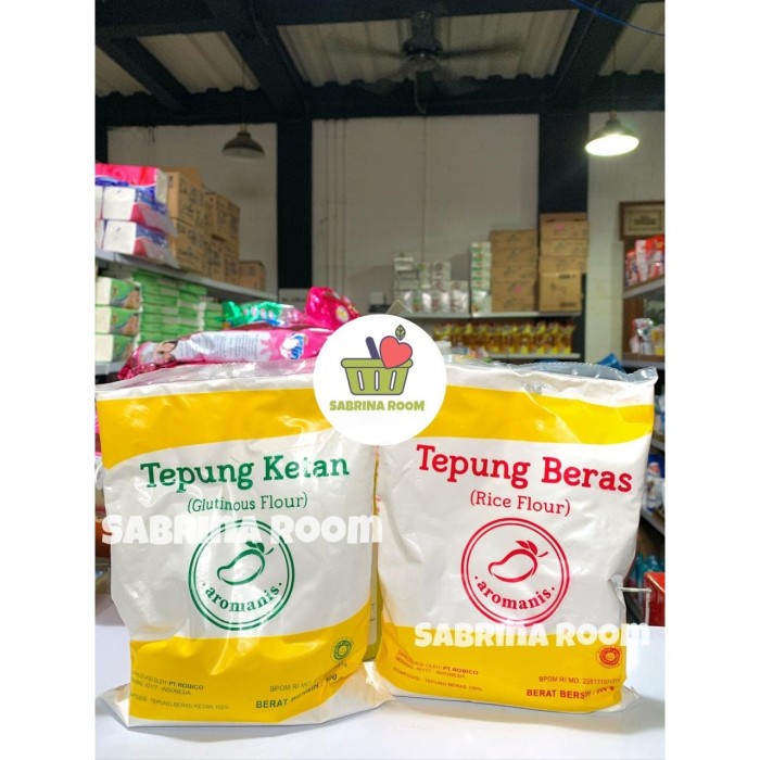 

Ketan-Beras-Tepung- Tepung Beras Ketan Aromanis 500 Gr /Tepung Beras Aromanis - Tepung Beras