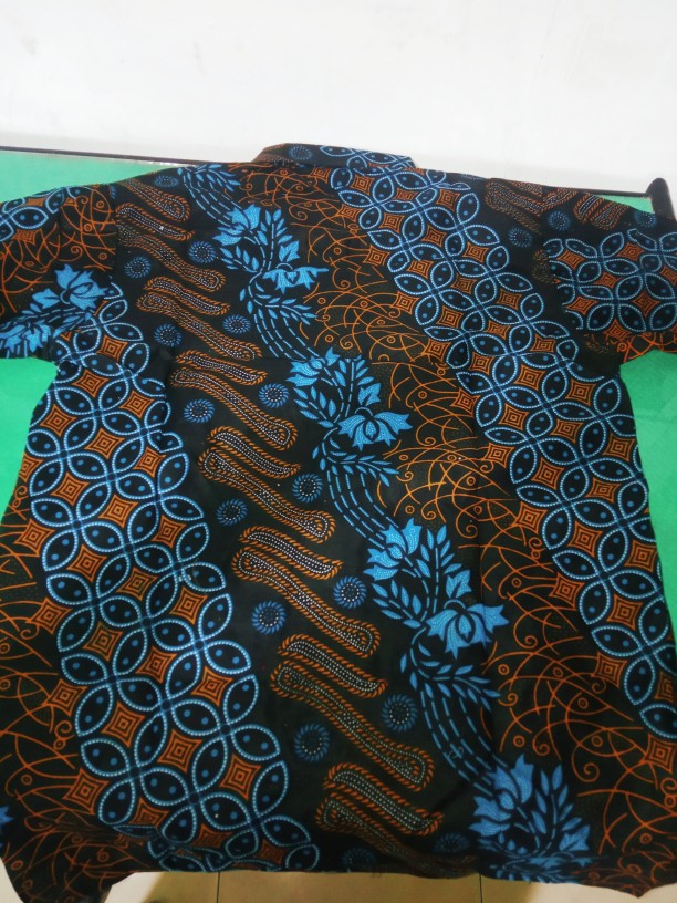 Baju Batik Pria Murah Hem Batik Pria Kemeja Batik Pria Lengan Pendek Batik Pekalongan Bc022