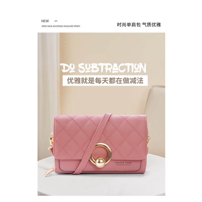 Tas Selempang Wanita Multifungsi Terbaru Import Original Forever Young 4in1/ Dompet HP / Remaja - 350
