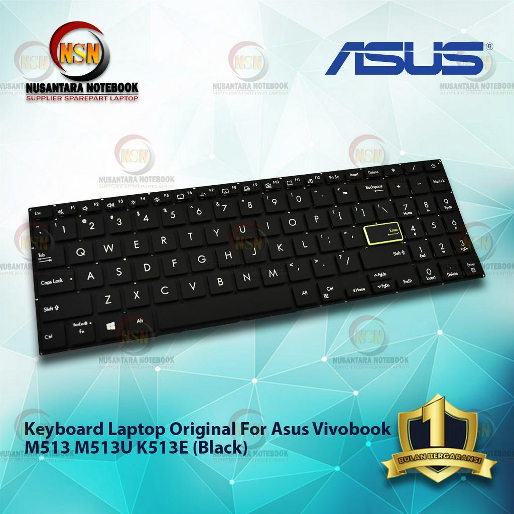 Keyboard Original Laptop Asus Vivobook M513 M513U K513E (Black)