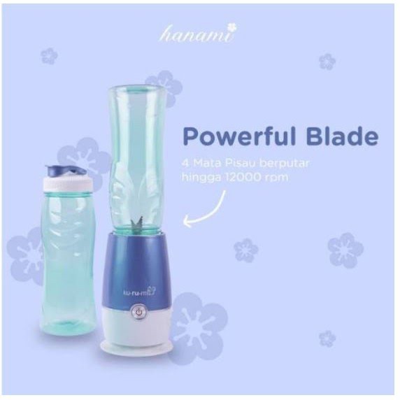 Kurumi Hanami Mini Juicer Blender Penghancur Makanan Bayi