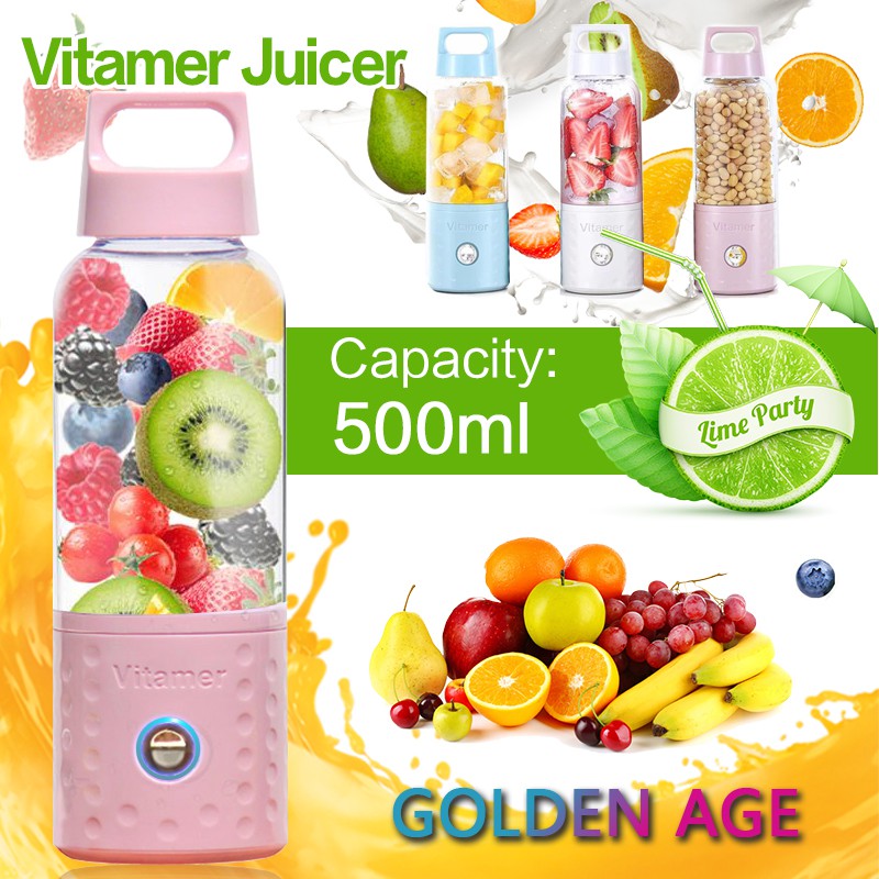 READY 500ML VITAMER BLENDER PORTABLE PREMIUM ORIGINAL 100%