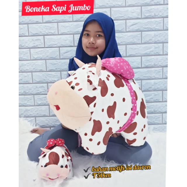 Boneka sapi jumbo