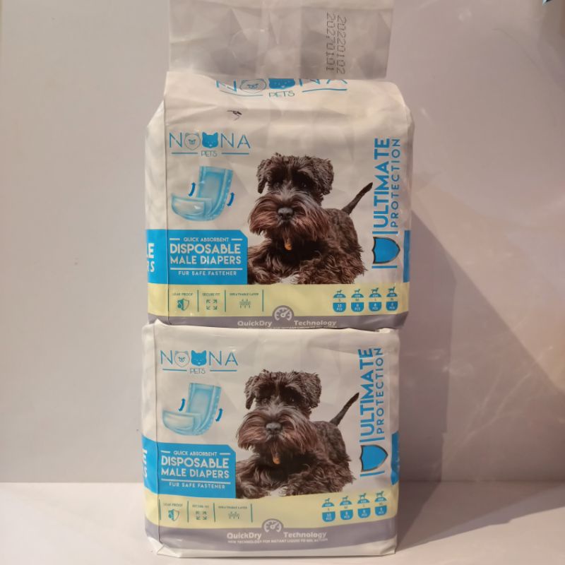 Pets Noona Disposable Male DIAPERS / Popok Pampers JANTAN / S / M / L / XL