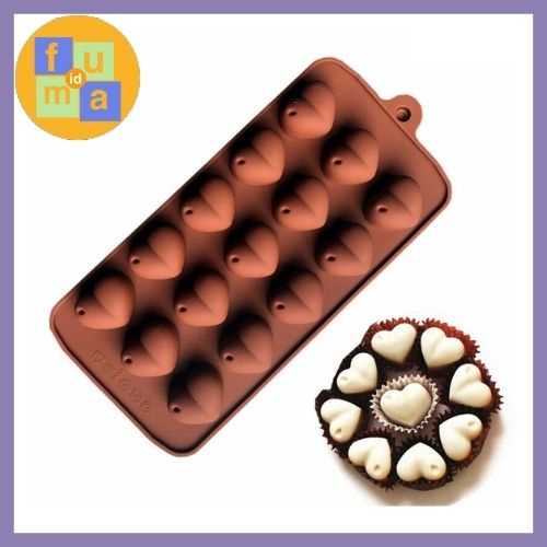 Cetakan Silicone bentuk Bunga Love untuk Jelly, Coklat, Es batu Food Grade / Cetakan Serbaguna