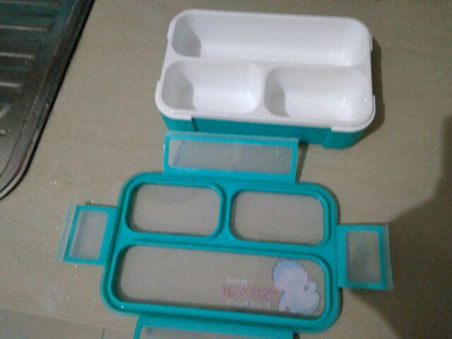 Yooyee Mini Kotak Makan Lunch Box Yooyee Mini Sekat 3 Mini Yooyee 606 F1