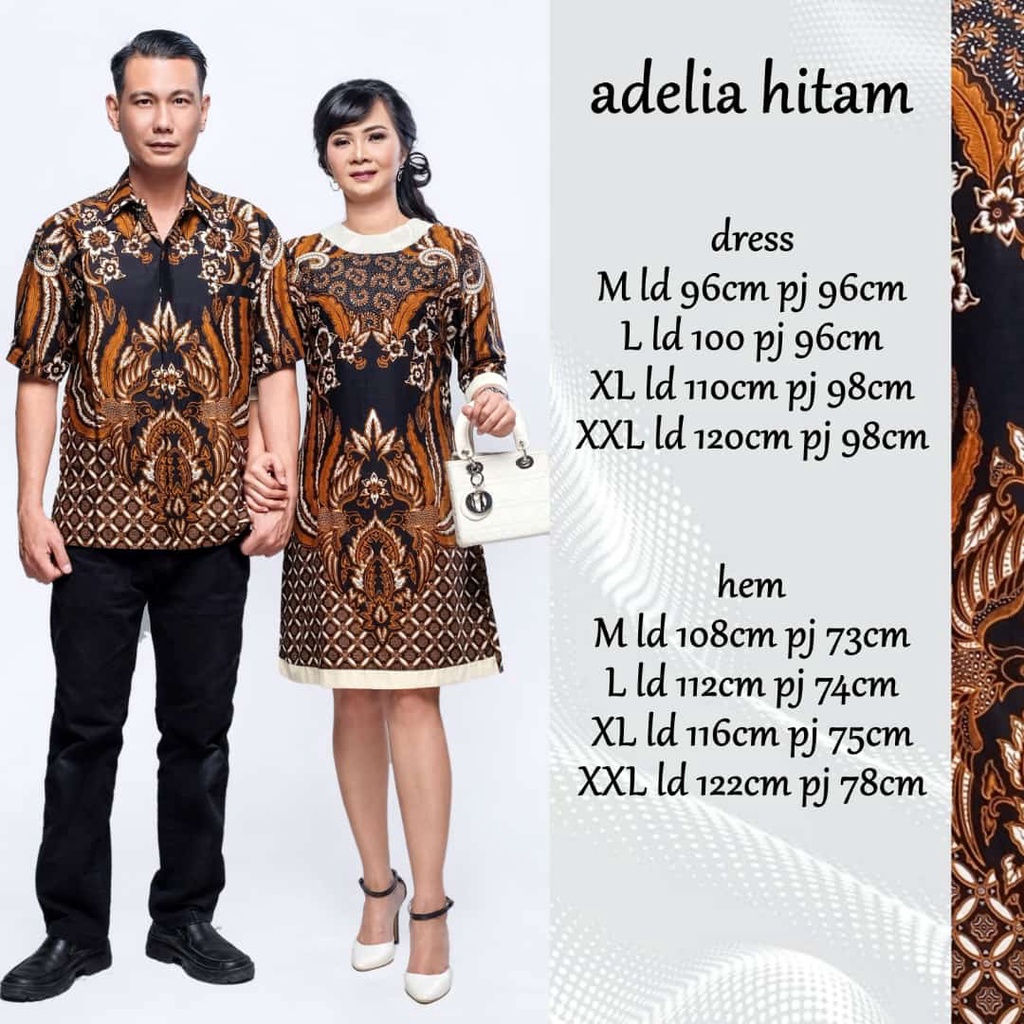 BATIK COUPLE KELUARGA SARIMBIT SERAGAM FAMILY PASANGAN DRESS ADELIA HITAM AYAH IBU ANAK LAKI LAKI PEREMPUAN COWOK CEWEK PASANGAN MUDA JUMBO MODERN BATIK SET TERBARU NATAL PAKAIAN WANITA PREMIUM QUALITY CAMISOLA CLOTHING