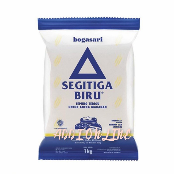 

cs01477 Segitiga Biru Transparan - Tepung Terigu Da01D100