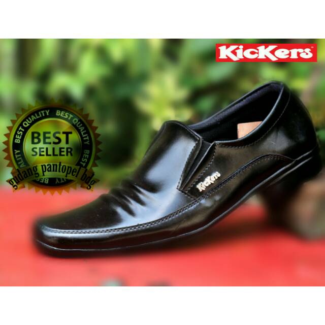 Sepatu pantofel Pria kulit Swedian Merk Kickers