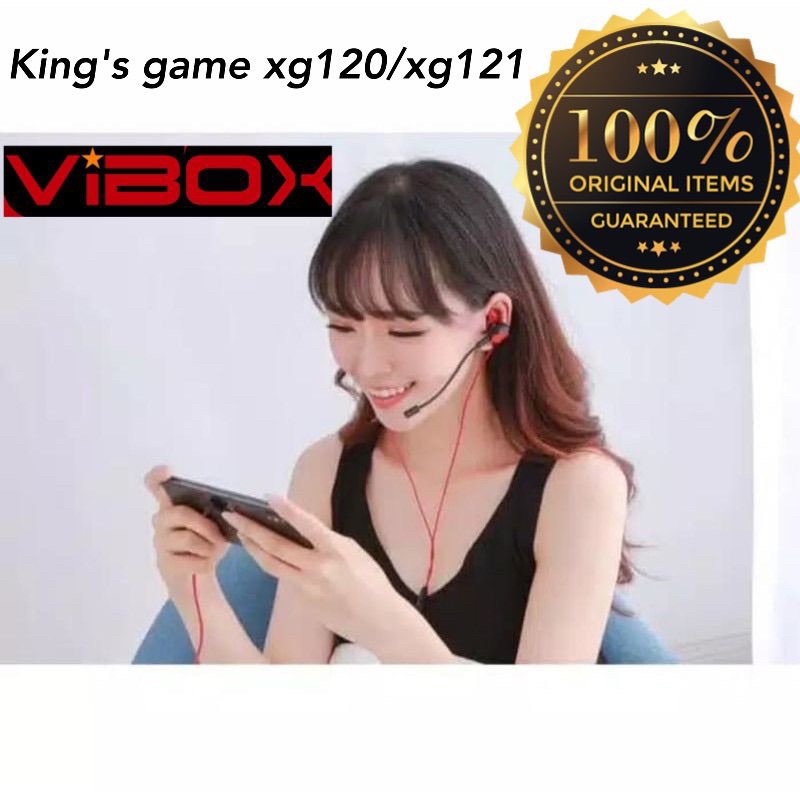 EARPHONE GAMING FOR MOBILE LEGEND XG120/XG121 HEADSET MIC GAMING XG120/XG121