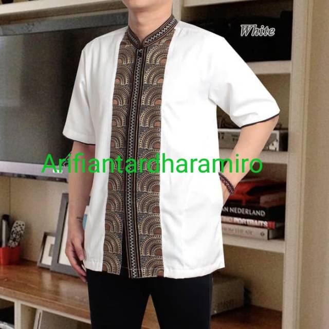 Baju koko pria katun bordier II koko Fashion