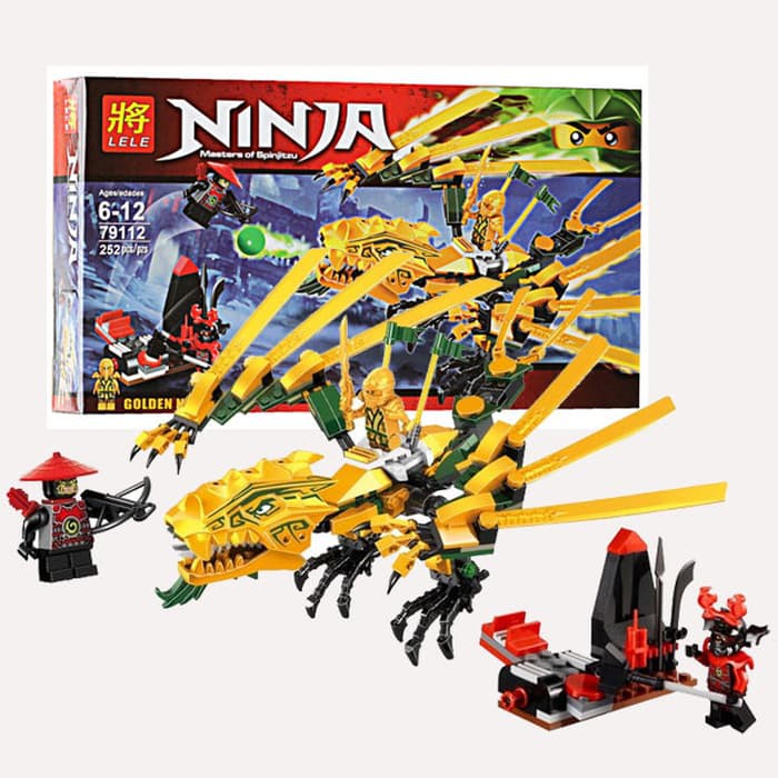 ROBOT... Lele 79112 Ninja Mecha Robot Golden Dragon