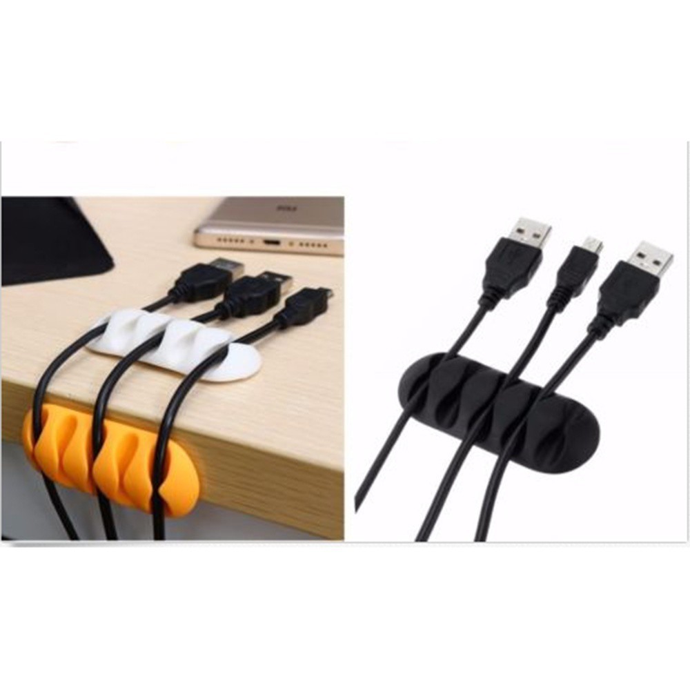 Kabel Penahan Klip Finishing Wire Wire USB Charger Holder