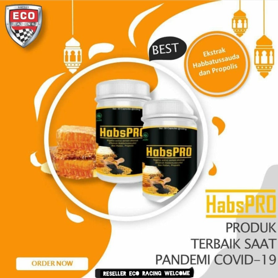 TERLARIS HABSPRO Original BPOM Madu Propolis Obat Herbal Anti Virus