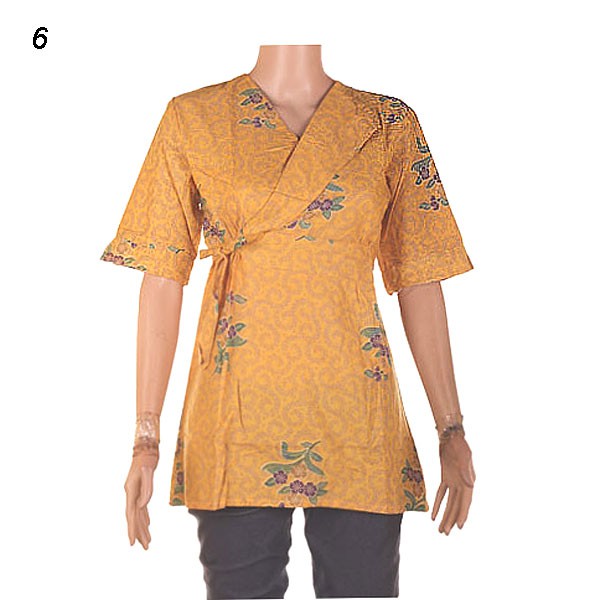 PROMO! Blus Kerja Batik Katun Murah