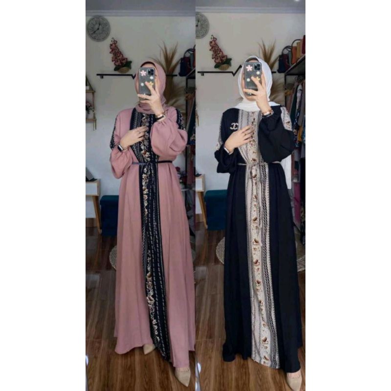 Gamis Polos Rayon Komb. Premium//Gamis Alana Best Seller