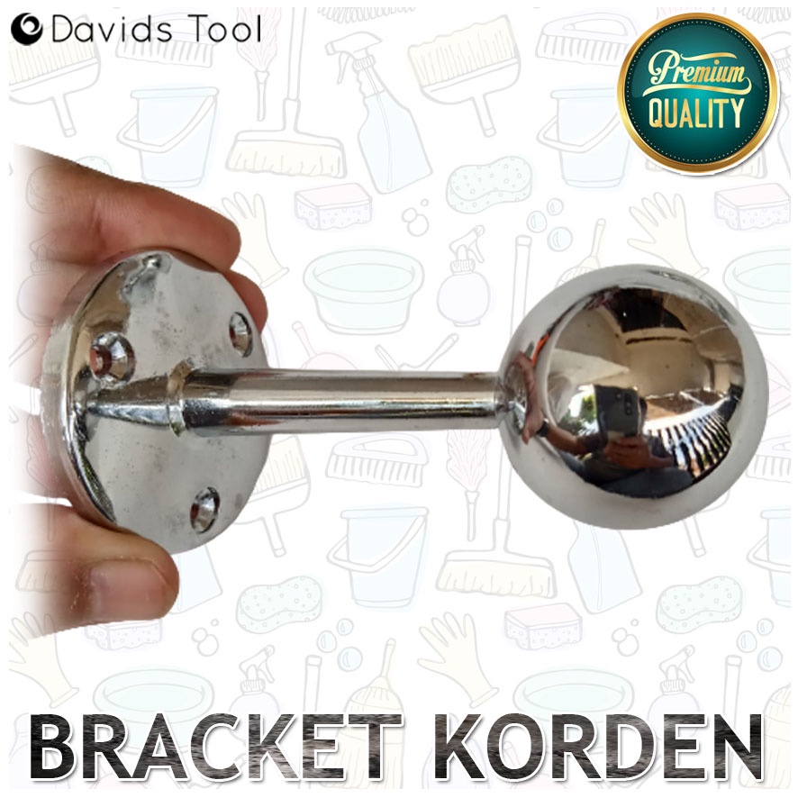 Bracket Gorden End Cup Pipa Bulat model P Huben 1 Inch