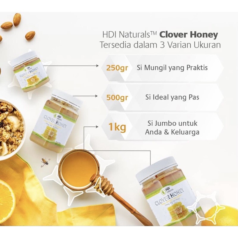 

Madu Clover Honey Bee Pollen Original