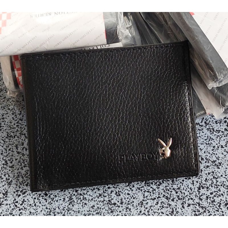 Medan Termurah KD22 ( Black ) Dompet Pria import murah Dompet Pria Pu leather hitam