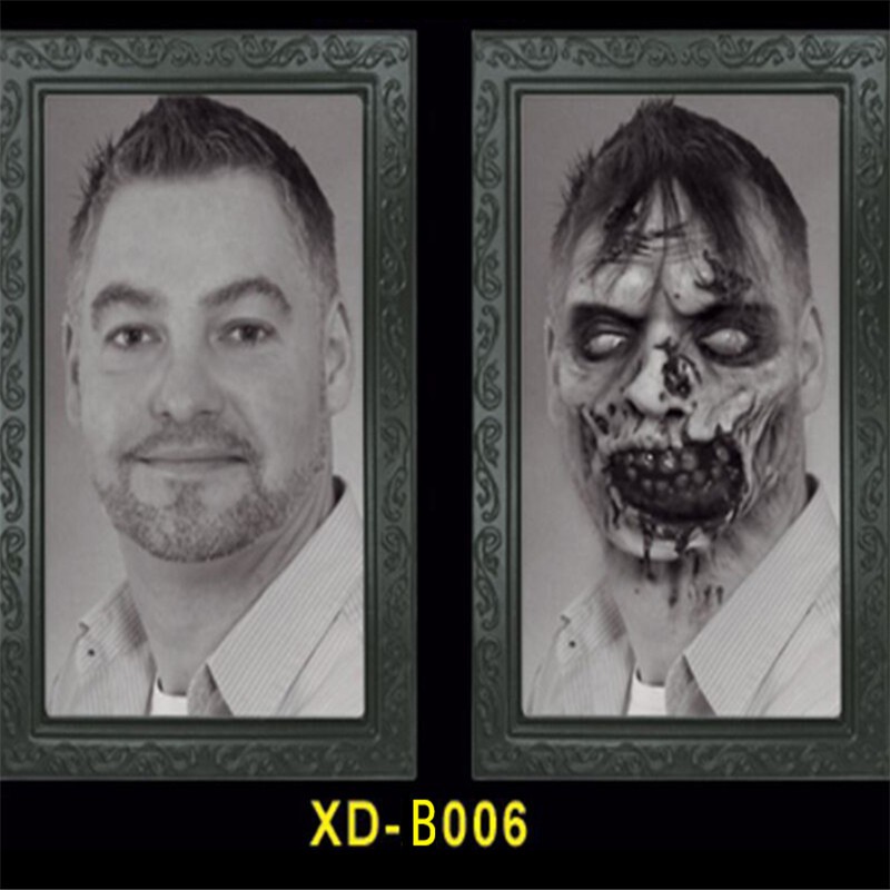 HALLOWEEN DEKORASI FOTO HOROR 3D FRAME PHOTO POTRET