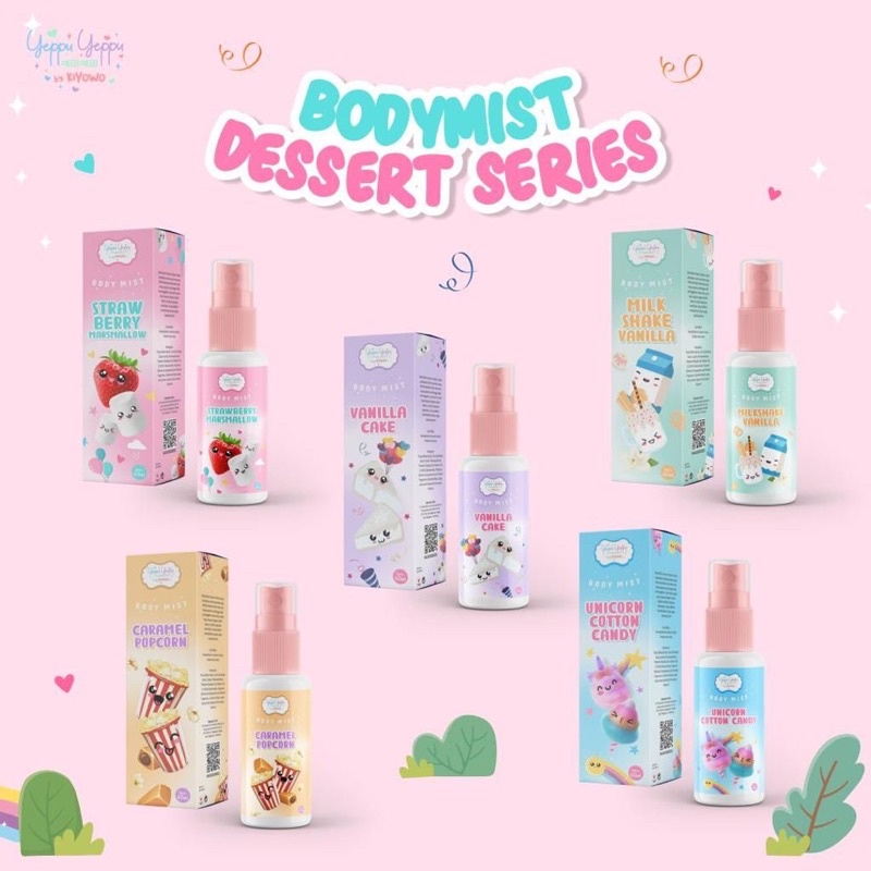 BODYMIST PARFUM CHINGU KIYOWO YEPPU YEPPU BODY MIST DESSER SERIES