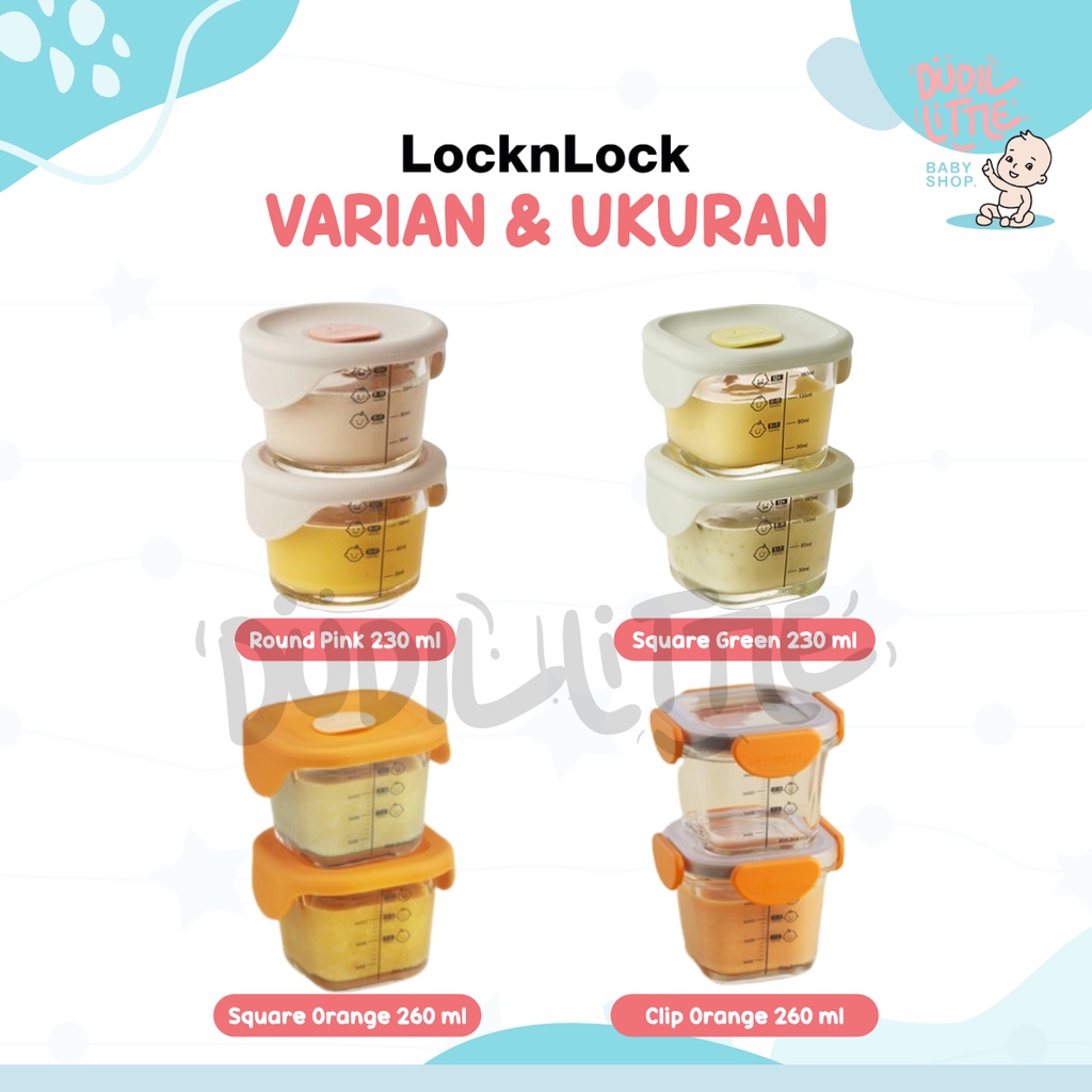 Lock n Lock Baby Food Container ORI Mpasi Garansi 100%