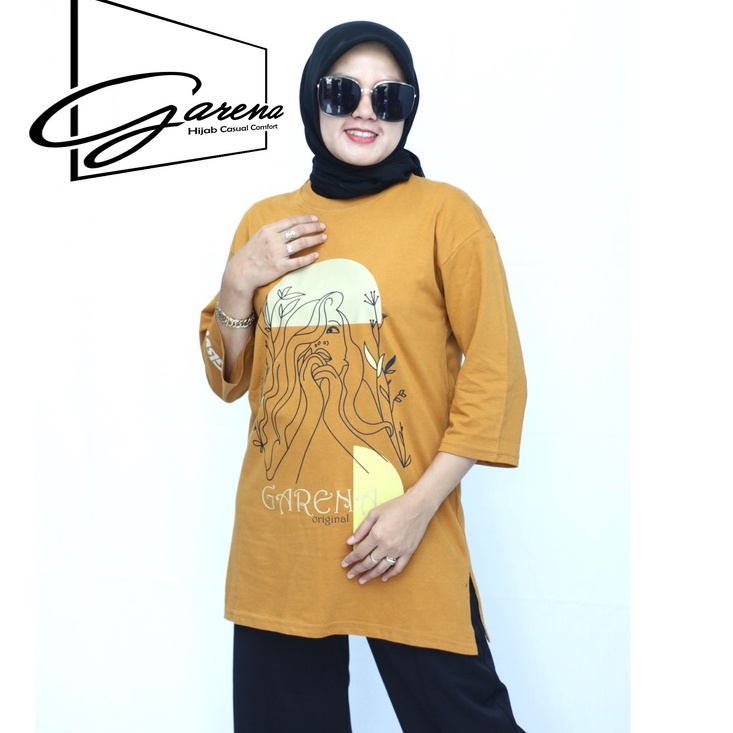 Jual Original Garena Atasan Oversize Hijab Friendly Kaos Oversize Viral 2022 Kaos Wanita 9653