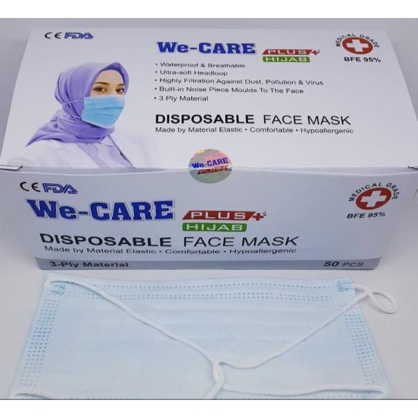 MASKER WE CARE  NON-HIJAB)