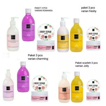 (PROMO) Paket Hemat Mini Scarlet 30ml All varian Murah 3in1