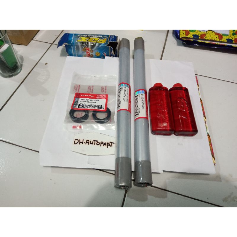 AS SHOCK DEPAN PLUS OLI AS SHOCK+SEAL VARIO 110 KARBU BEAT KARBU-KVY ORI