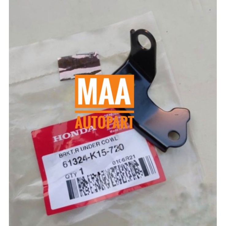 Braket Bracket Pangkon Dudukan Under Cowl Undercowl Penahan Lumpur CB150R CB 150R K15P 2021 61324K15