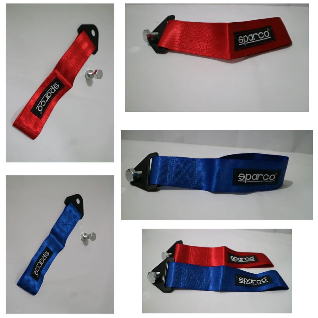 Towing Strap Bumper Depan Mobil Universal JDM Style Tali Kain Derek Mobil Warna