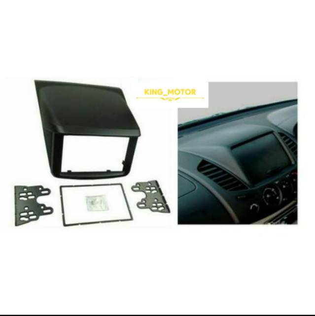 Frame HU / Head Unit + MID Pajero 2010 - 2015 / Triton