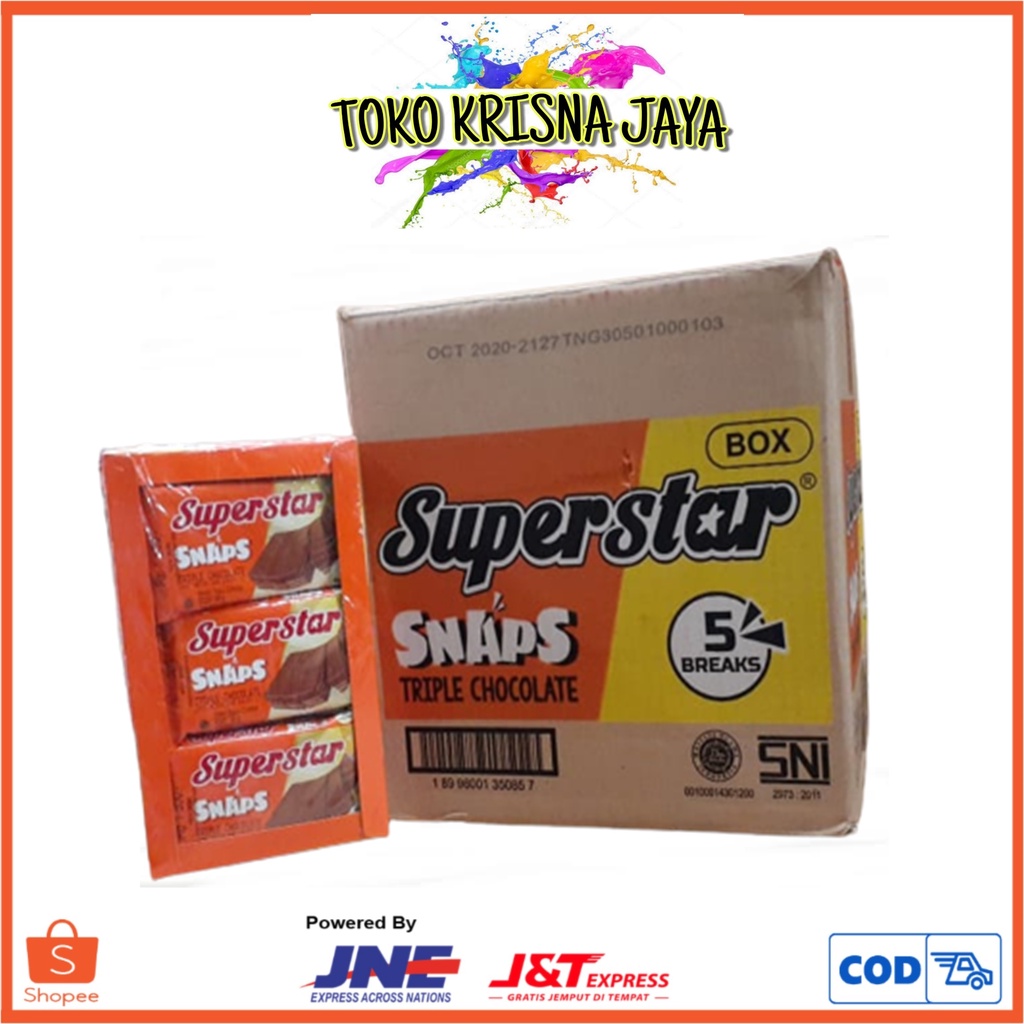 

1 DUS SUPERSTAR SNAPS TRIPLE CHOCOLATE ISI 8 BOX