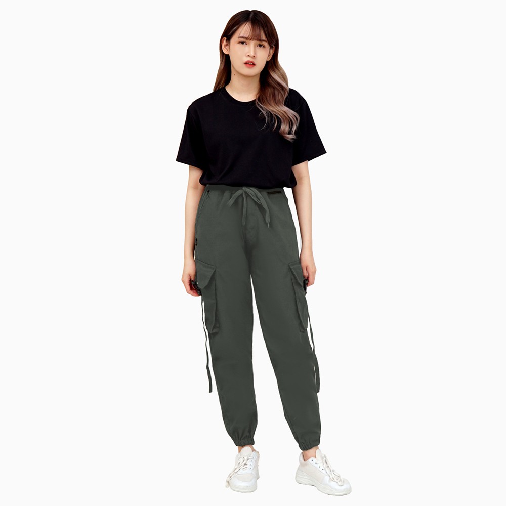 Celana Panjang Jogger Cargo Hypebeast Training wanita Keren Terbaru - XSHOP Artura