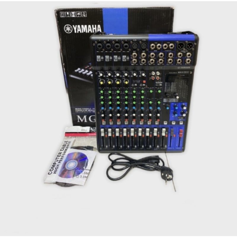 mixer Yamaha mg12xu mixer 12 Channel mg12xu/12xu 2aux