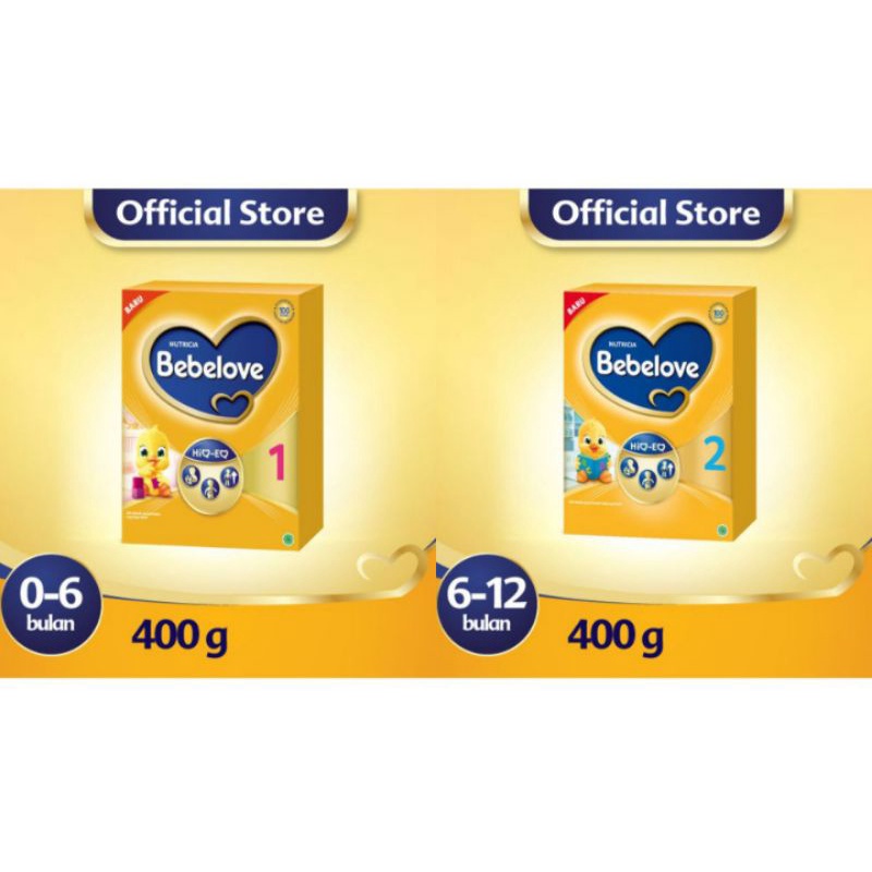 Bebelove 1 dan Bebelove 2 400 gram