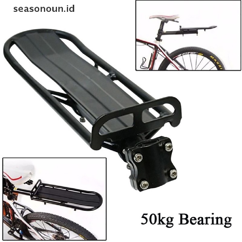 (seasonoun) Bracket Rak Belakang Sepeda Adjustable Bahan Aluminum Alloy