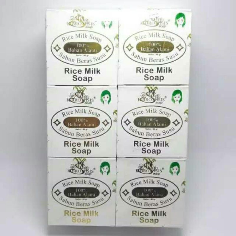 [ECER] SABUN BERAS SUSU THAILAN / RICE MILK SOAP