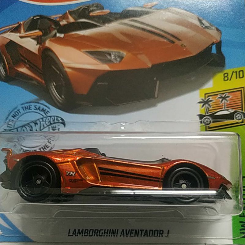 HotWheels Lamborghini Aventador J (Ban Karet)