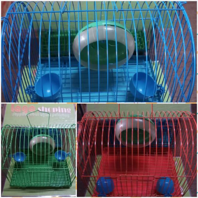 Kandang hamster sugar glider marmut burung ayam kecil