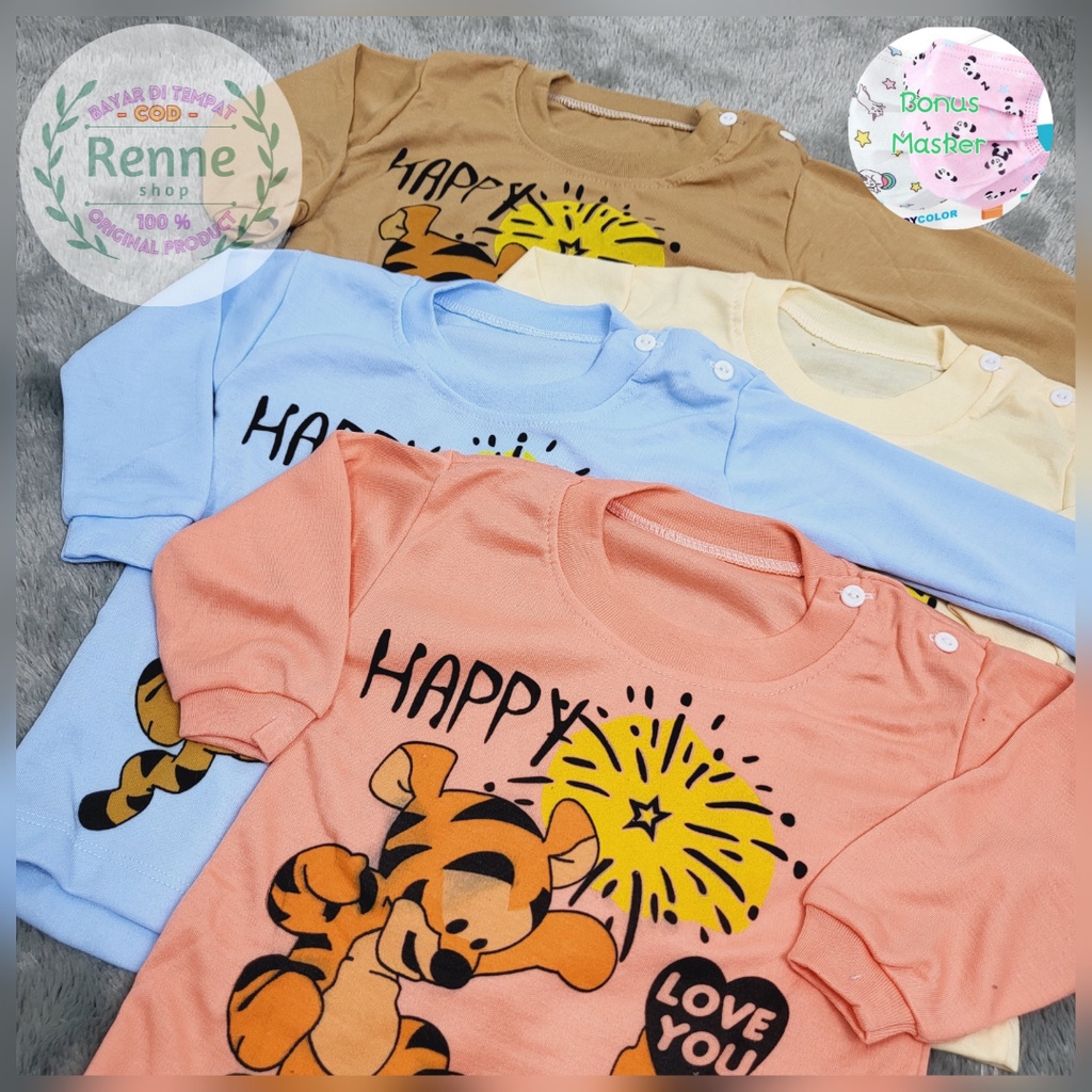 SETELAN BAJU BAYI 3-18 BULAN / PIYAMA ANAK / SETELAN KAOS ANAK / BAJU TIDUR (PANJANG)