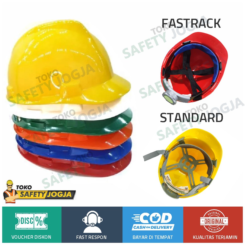 HELM PROYEK SAFETY V GUARD MERK ASA